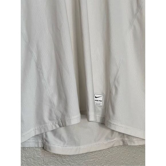 Nike pro fit hypercool white silver workout shirt XL - Picture 4 of 6